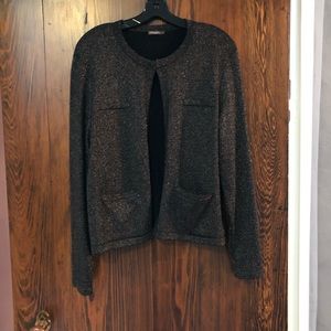 Mint J. McLaughlin sparkly black cardigan size L